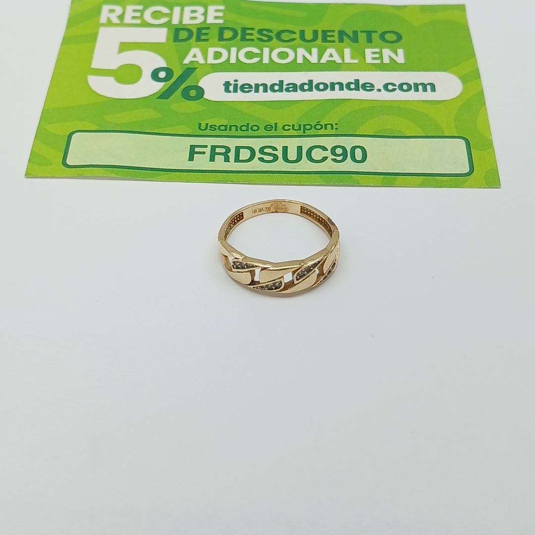 ANILLITO ORO 14 K 2.6 GRMS (SEMINUEVO)