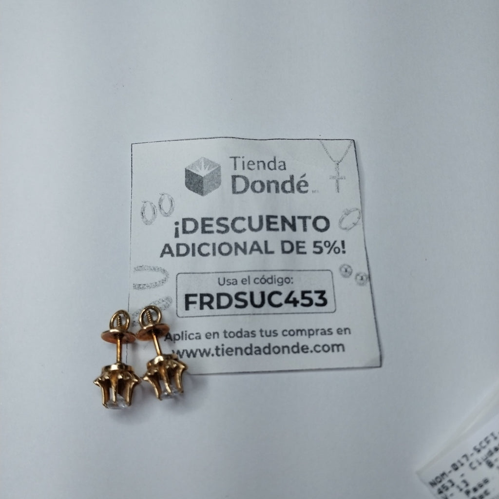 BROQUELES PAR ORO 10 K 2.7 GRMS (SEMINUEVO)