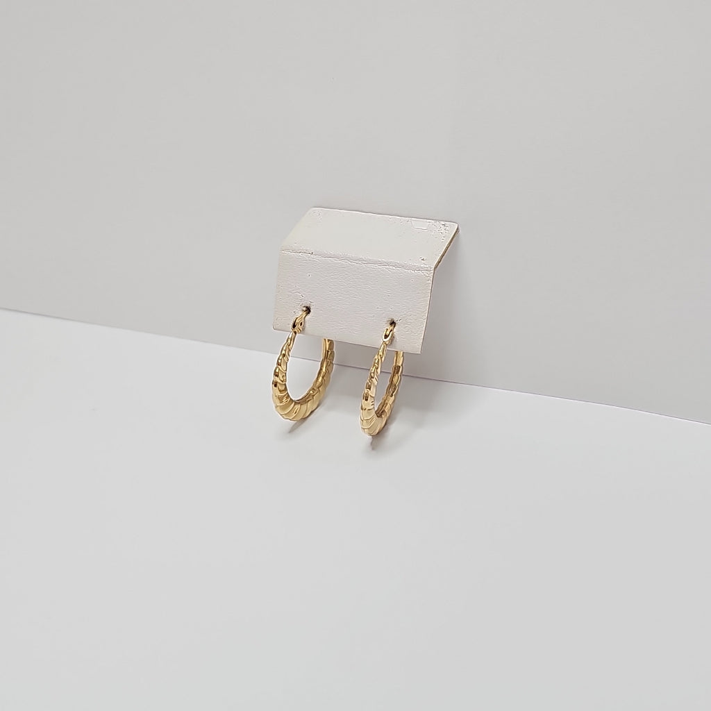 ARRACADAS PAR ORO 14 K 2.2 GRMS (SEMINUEVO)