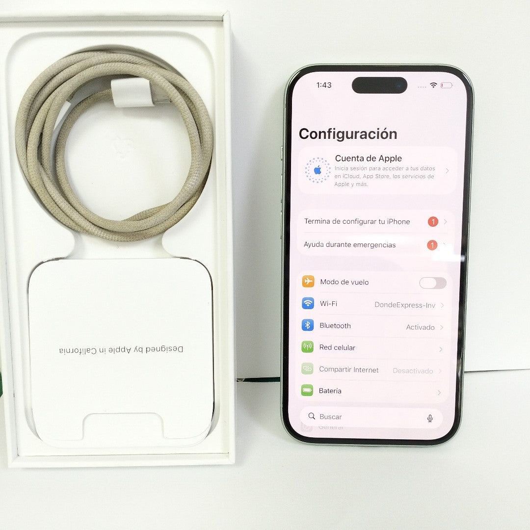 CELULAR APPLE IPHONE 15 A3089 (2023) 128 GB 6 GB RAM (SEMINUEVO)