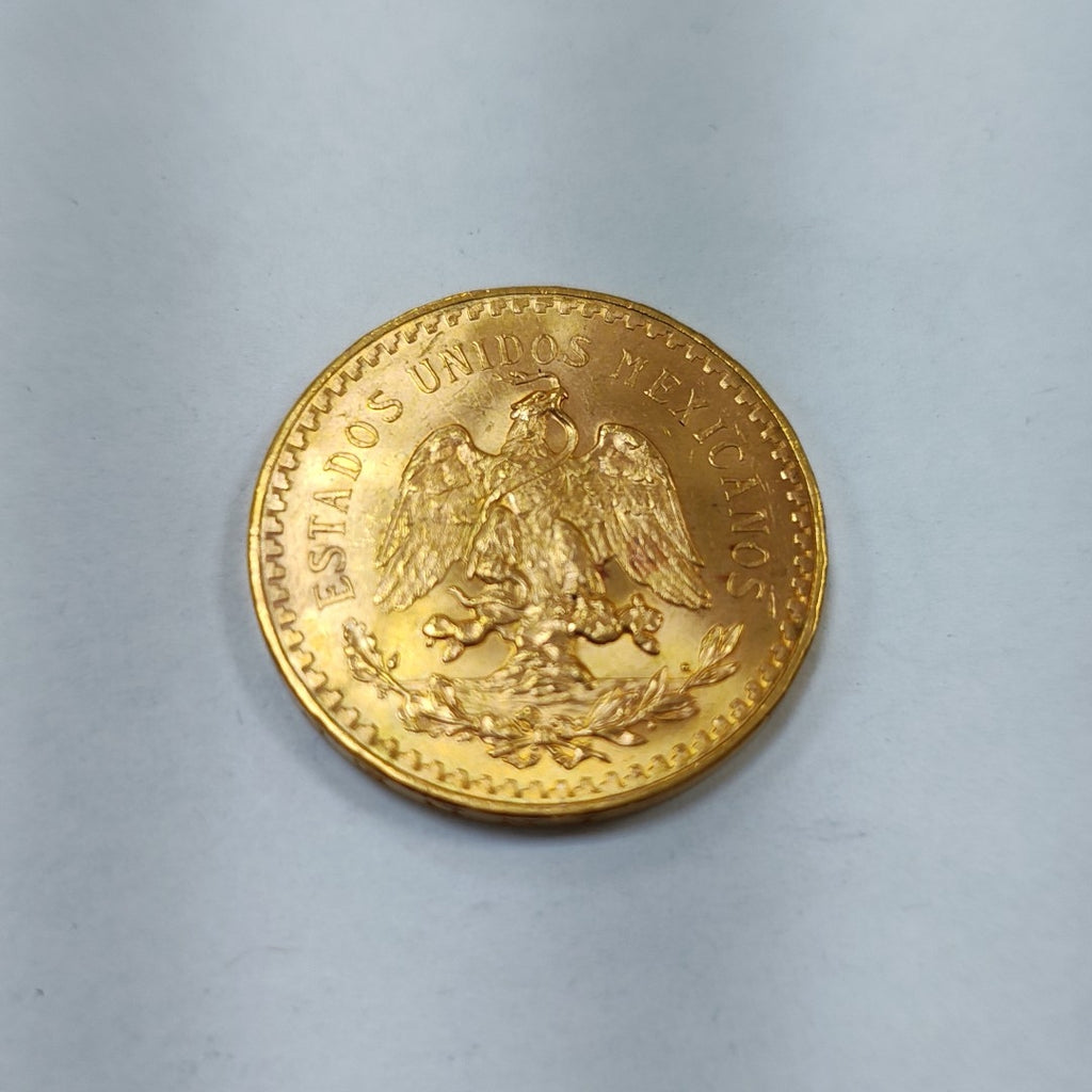 K1 41,60 GRMS 21 K IDENTIFICACIÓN MONEDA NOMINATIVA MONEDAS PESOS 50 PESOS (SEMINUEVO)