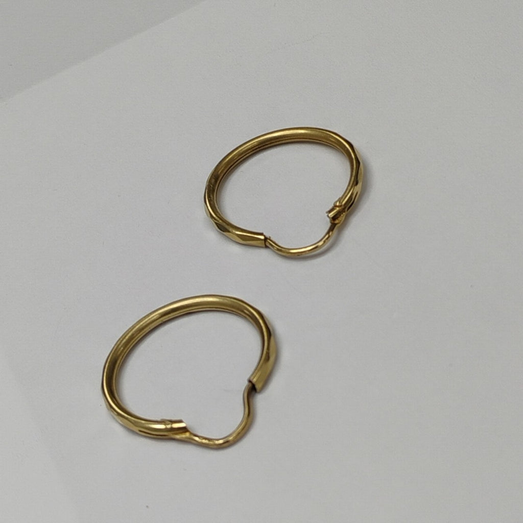 ARRACADAS PAR ORO 14 K 1.5 GRMS (SEMINUEVO)