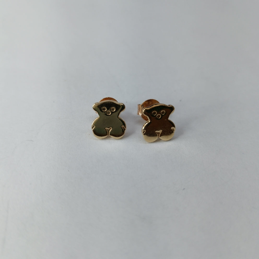 BROQUELES PAR ORO 14 K 1,90 GRMS (SEMINUEVO)