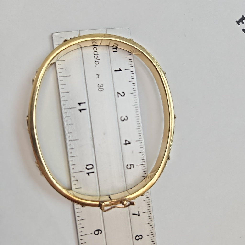 PULSERA RIGIDA ORO 14 K 12 GRMS (SEMINUEVO)
