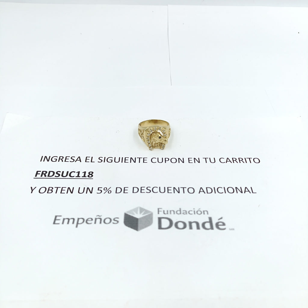 ANILLO ORO 14 K 11.6 GRMS (SEMINUEVO)