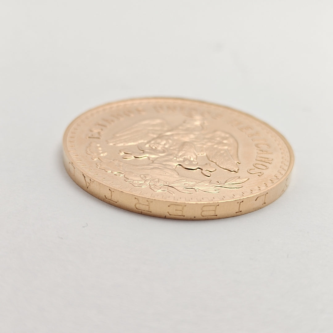 K1 41,60 GRMS 21 K IDENTIFICACIÓN MONEDA NOMINATIVA MONEDAS PESOS 50 PESOS (SEMINUEVO)