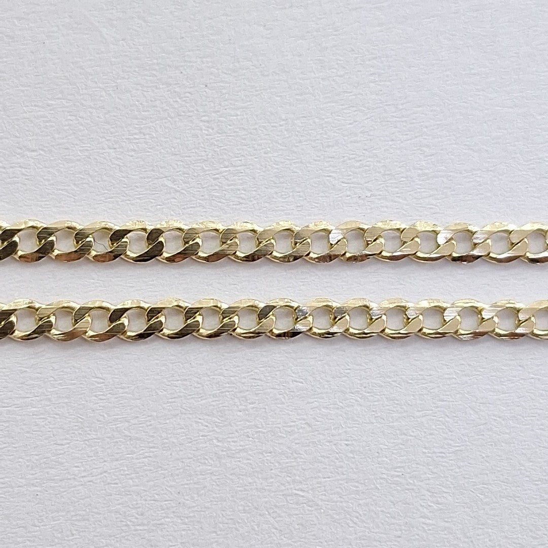 PULSERA BARBADA 14K 21 CM 2.3 GR (NUEVO)