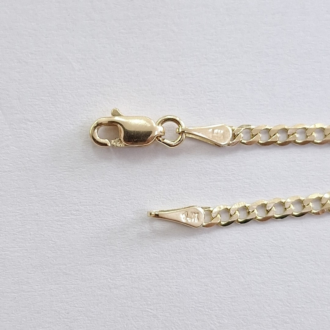 PULSERA BARBADA 14K 21 CM 2.3 GR (NUEVO)