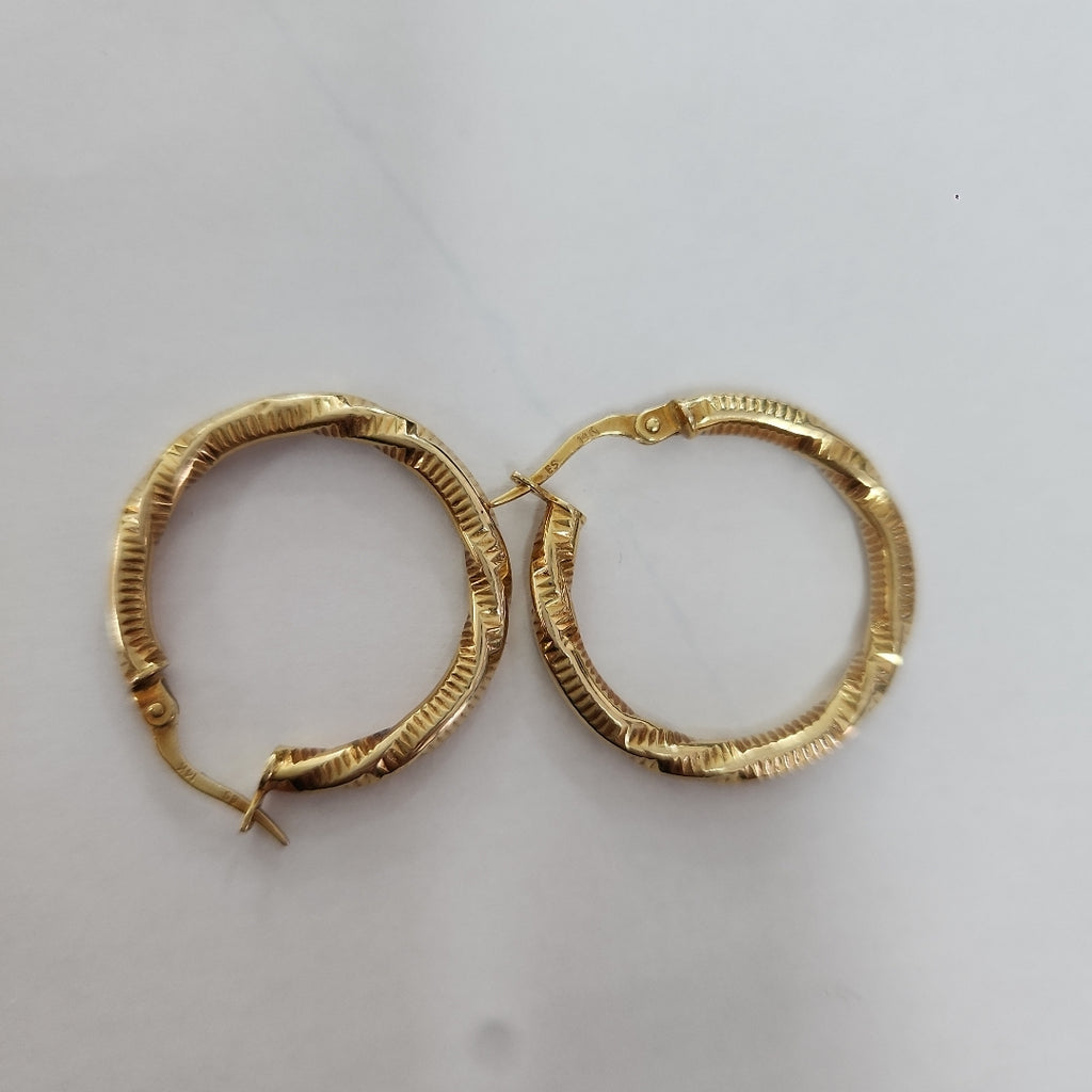 ARRACADAS PAR ORO 14 K 2,00 GRMS (SEMINUEVO)