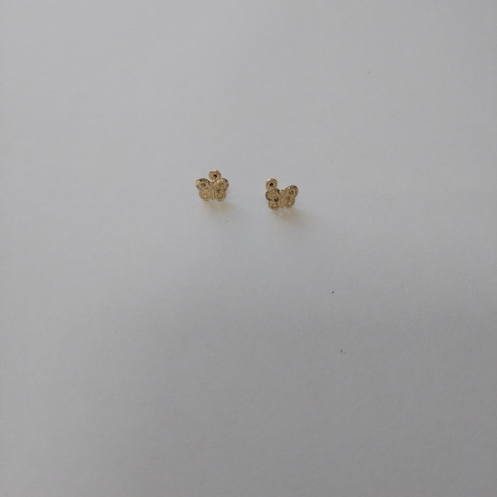 BROQUELES BROQUEL FIG MARIPOSA 14K 0.2668 GR (NUEVO)