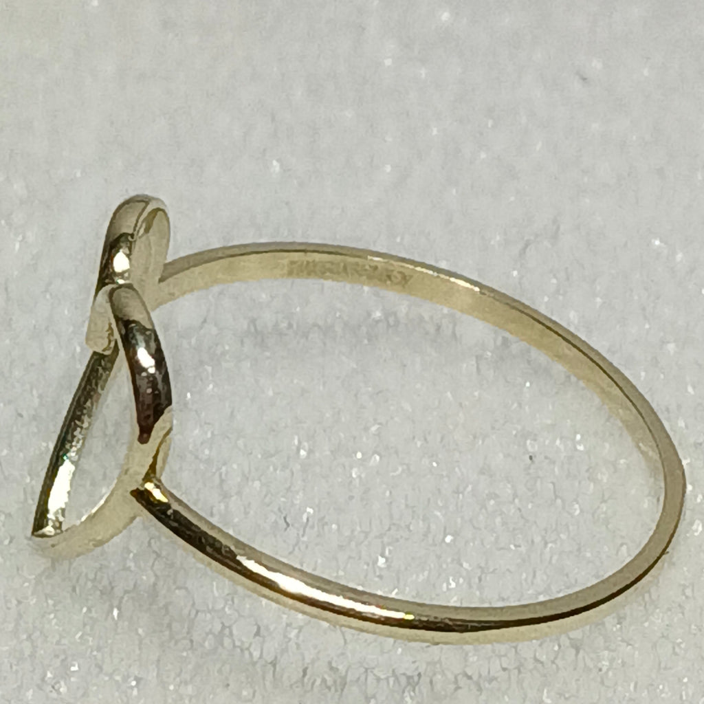 ANILLOS ANILLITO FIG CORAZON 10K TALLA 7 0.8 GR (NUEVO)