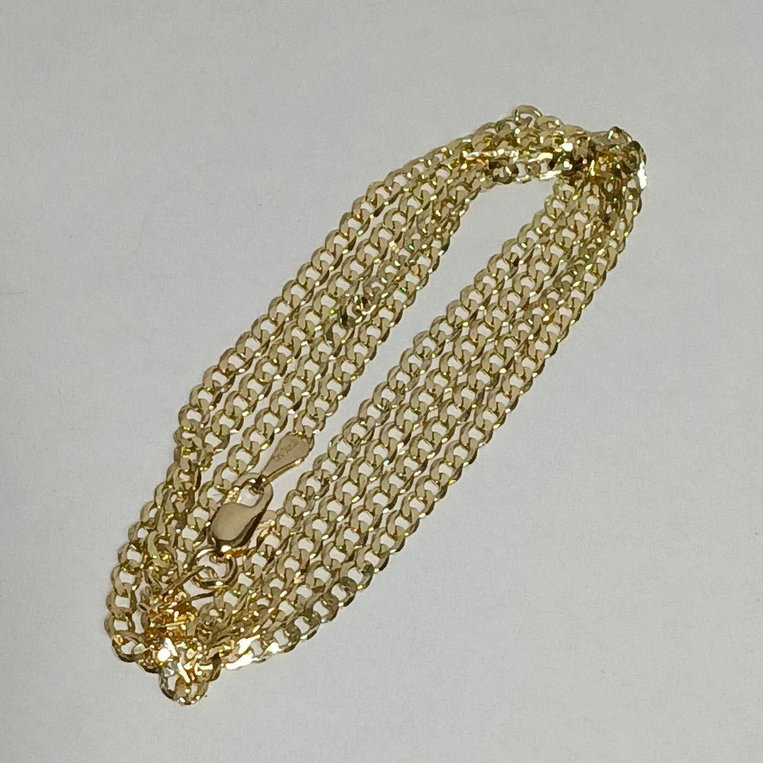CADENA BARBADA 14K 55 CM 5.2 GR (NUEVO)
