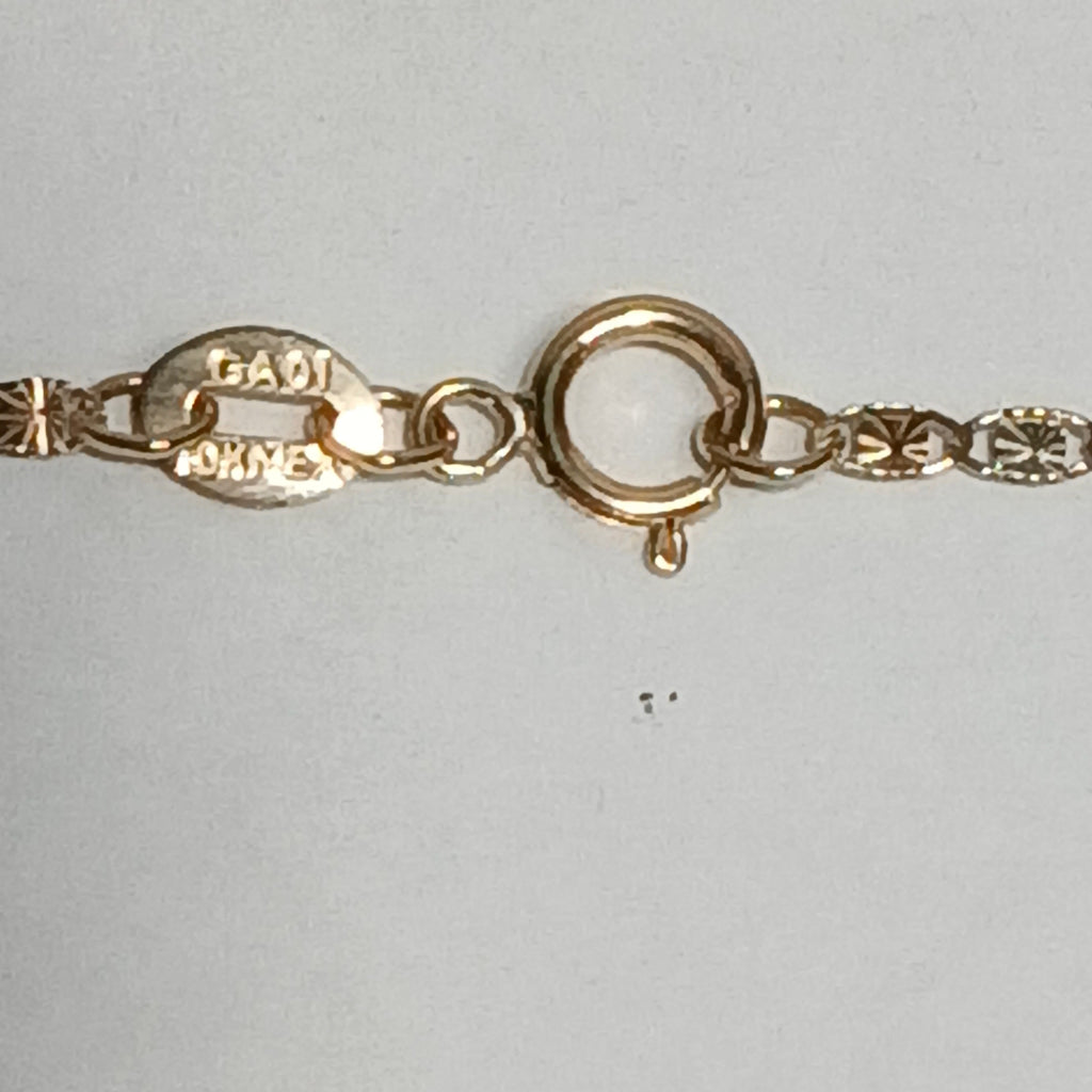 CADENAS TEJIDO GUCHI ORO 10K 55 CM 1.9 GR (NUEVO)