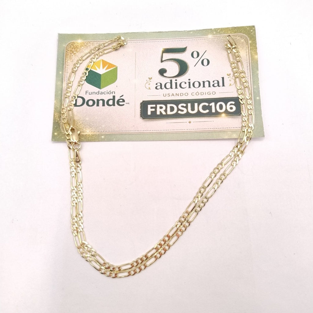 CADENA 3X1 14K 50 CM 4.5 GR (NUEVO)