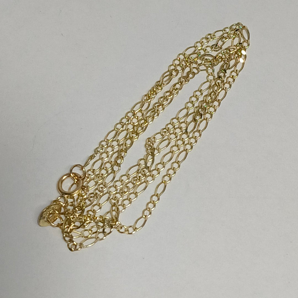 CADENAS TEJIDO 3X1 ORO 10K 55 CM 2.2 GR (NUEVO)