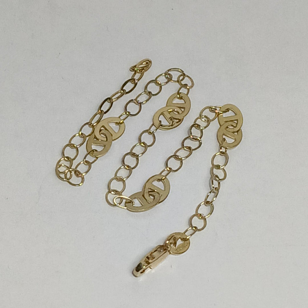 PULSERA ESPECIAL 14K 21 CM 1.8 GR (NUEVO)