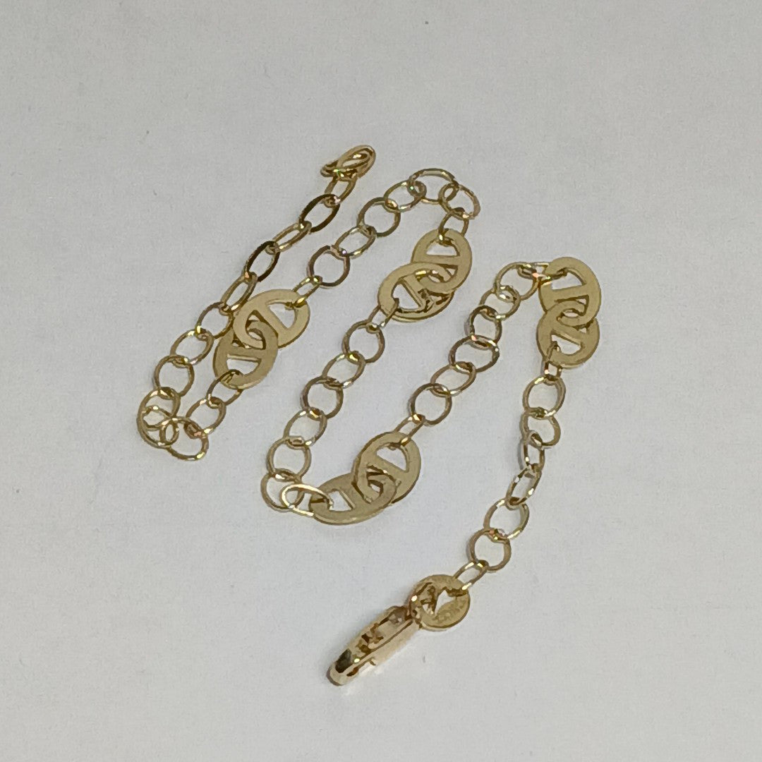 PULSERA ESPECIAL 14K 21 CM 1.8 GR (NUEVO)