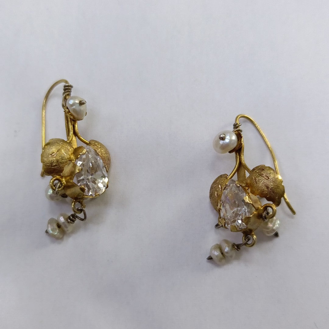 ARETES PAR ORO 10 K 5.4 GRMS (SEMINUEVO)
