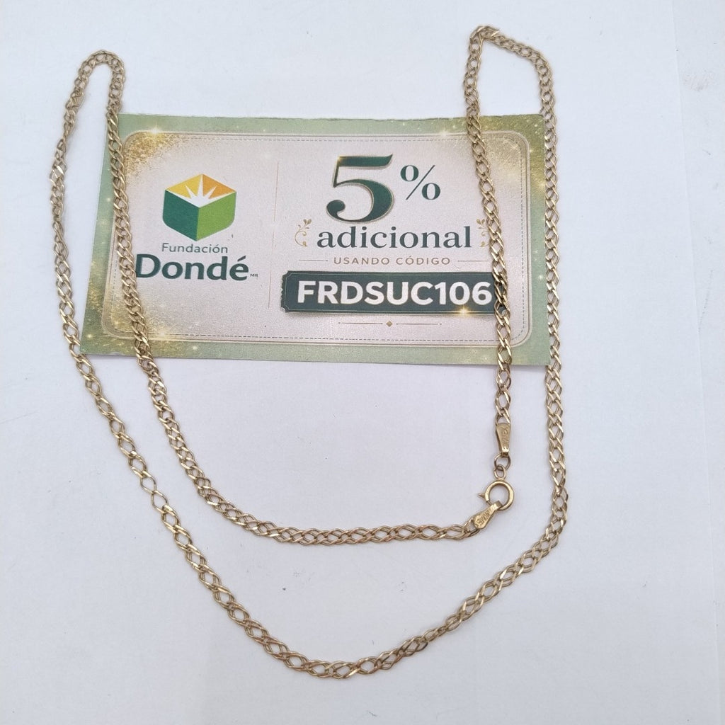CADENA ORO 10 K 3.9 GRMS (SEMINUEVO)