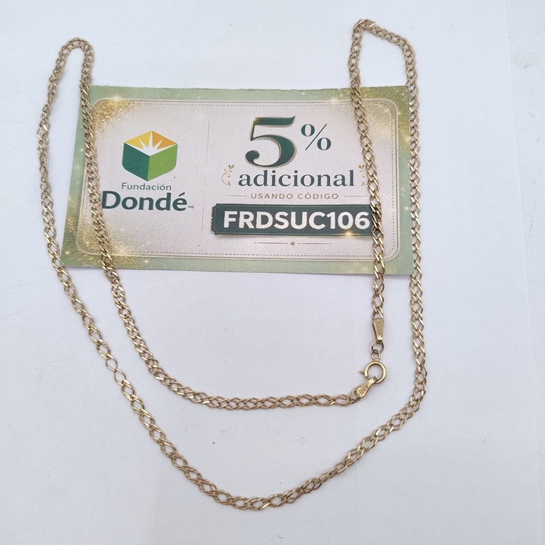 CADENA ORO 10 K 3.9 GRMS (SEMINUEVO)