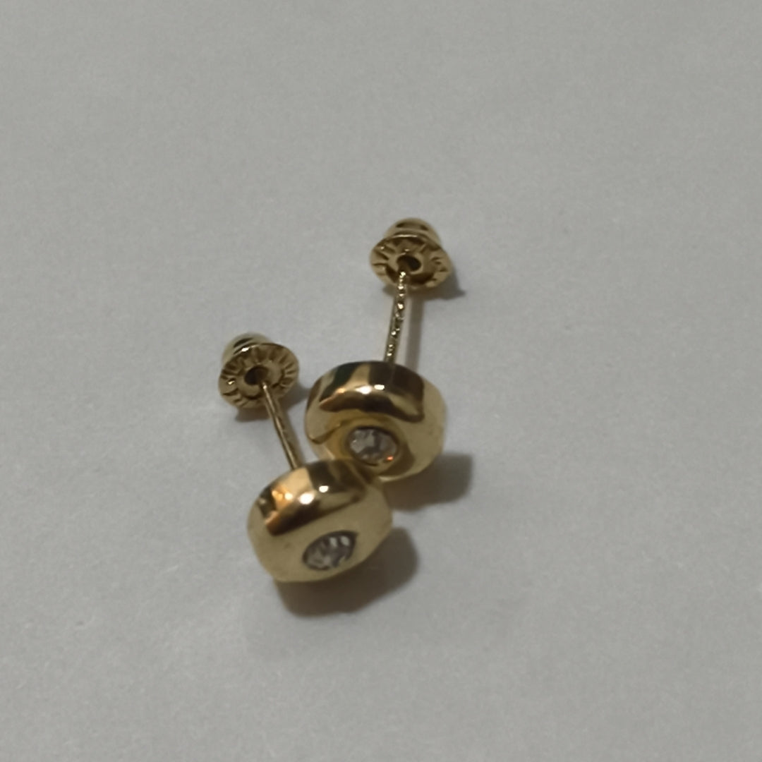 BROQUELES BROQUEL C CIRCONIA 14K 0.27 GR (NUEVO)
