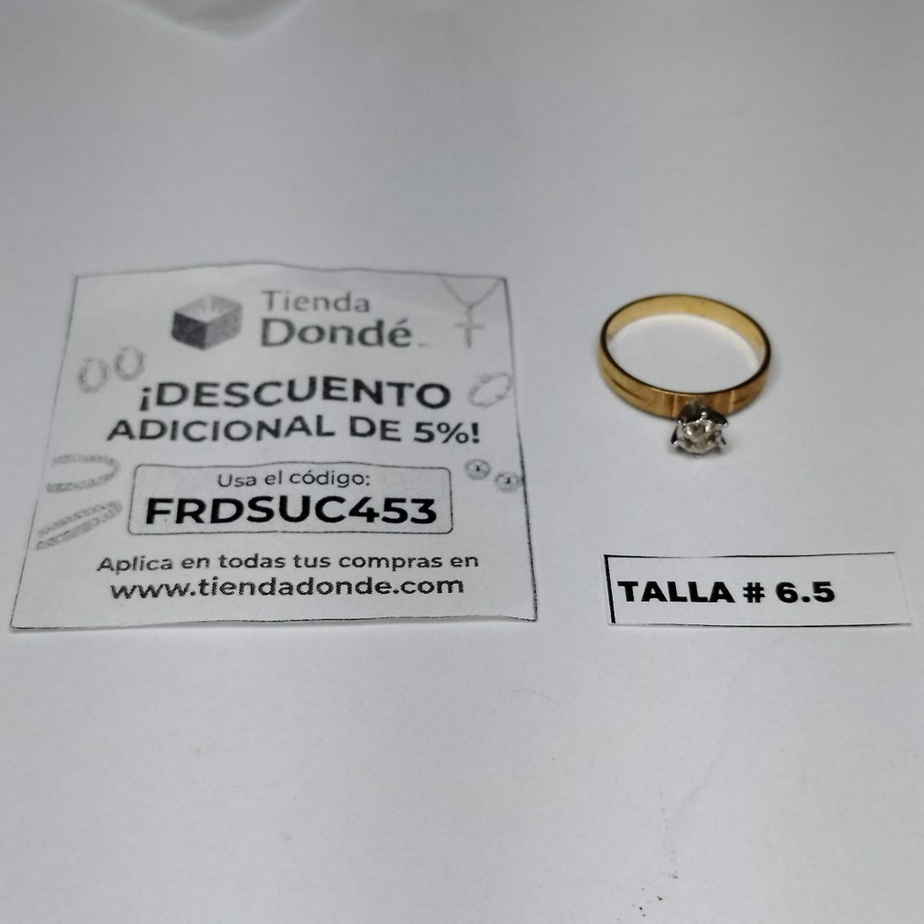 ANILLITO ORO 14 K 1.8 GRMS (SEMINUEVO)