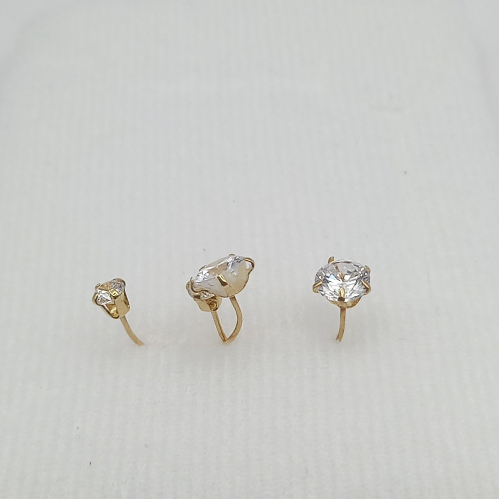 ARETES PAR ORO 10 K 0.7 GRMS (SEMINUEVO)