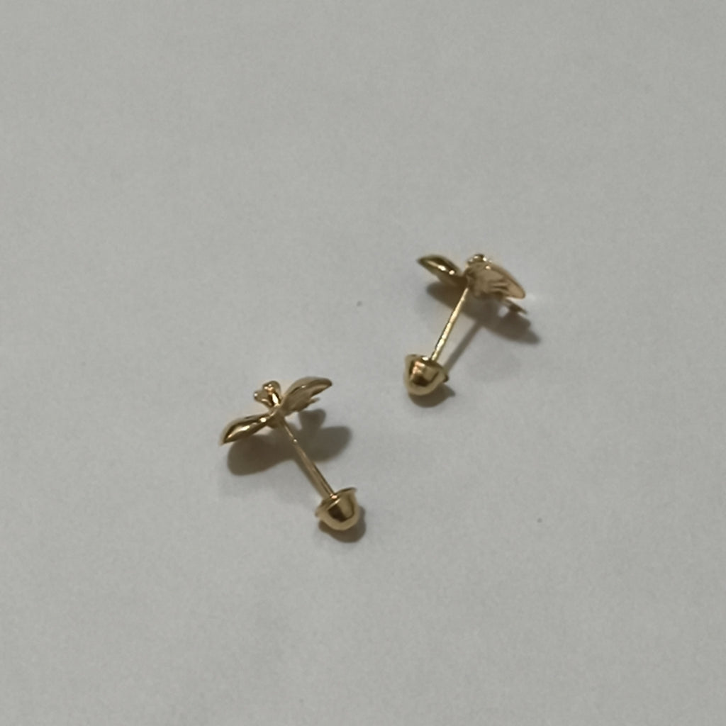 BROQUELES BROQUEL FIG MOÑO C CIRCONIA 14K 0.2441 GR (NUEVO)