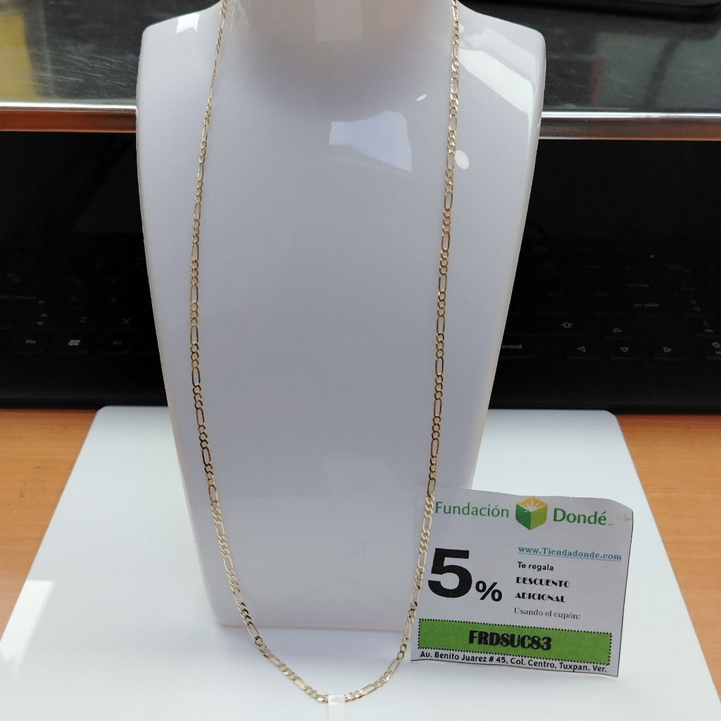 CADENA 3X1 14K 55 CM 4.9 GR (NUEVO)