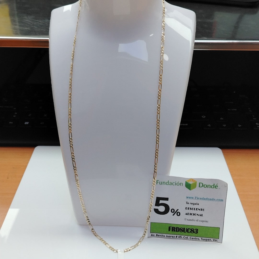 CADENA 3X1 14K 55 CM 4.9 GR (NUEVO)