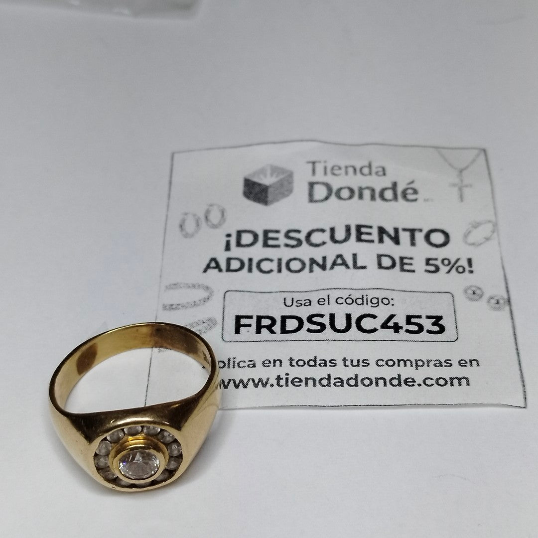 ANILLO ORO 14 K 6.2 GRMS (SEMINUEVO)