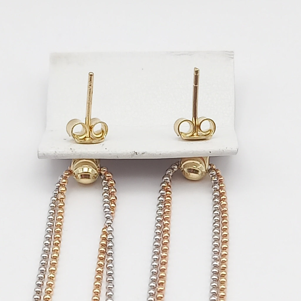 ARETES PAR ORO 14 K 5.8 GRMS (SEMINUEVO)