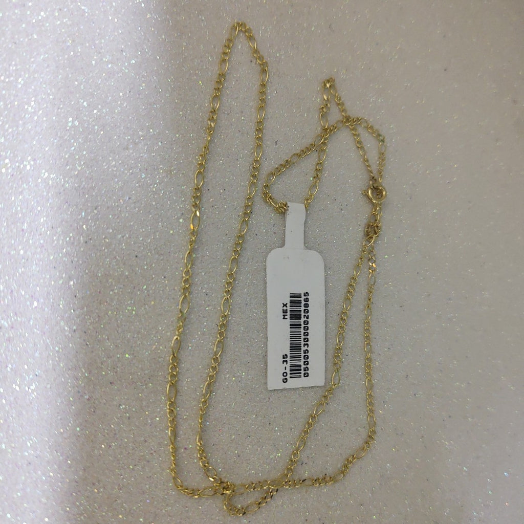 CADENA TEJIDO 3X1 14K 55 CM 2.3 GR (NUEVO)