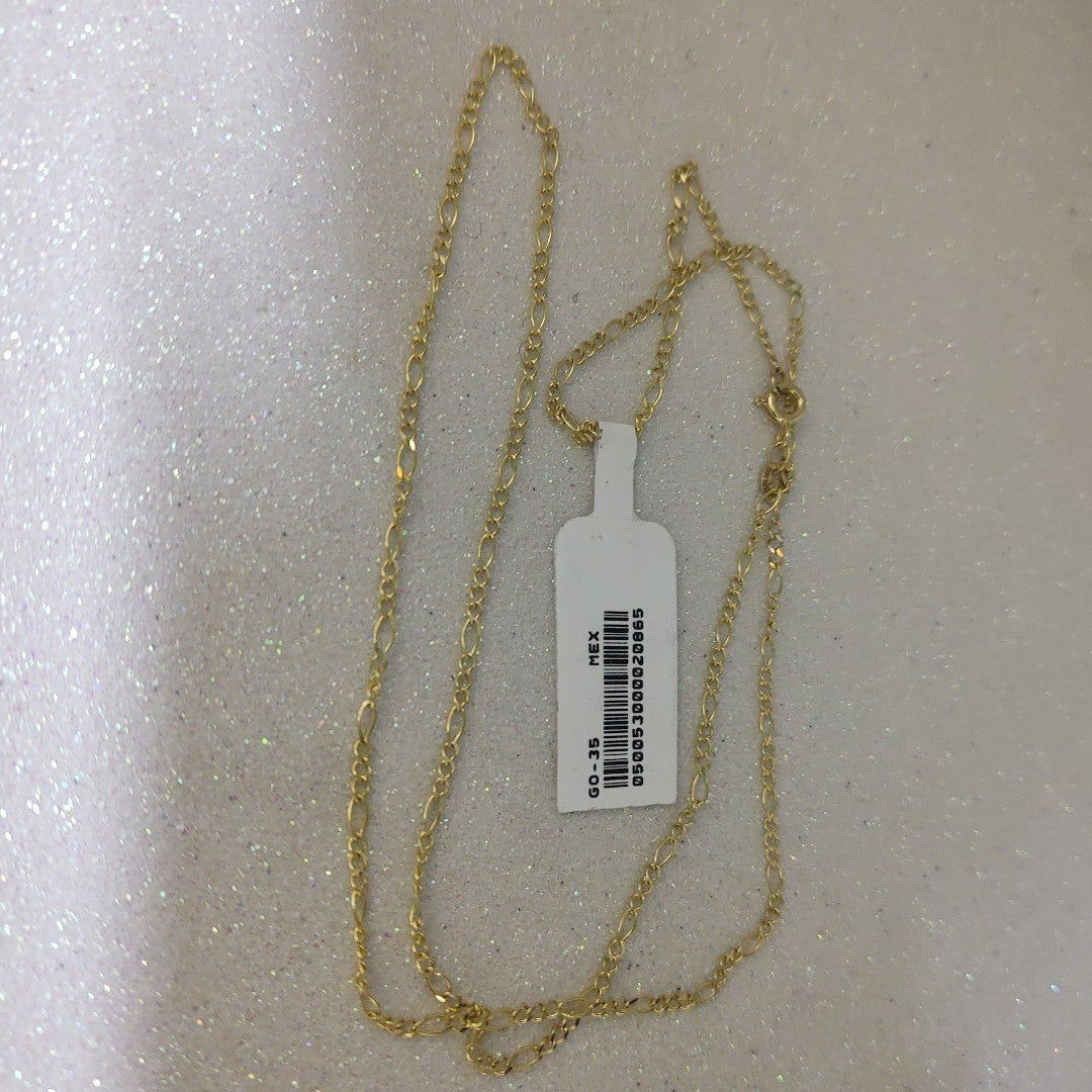 CADENA TEJIDO 3X1 14K 55 CM 2.3 GR (NUEVO)