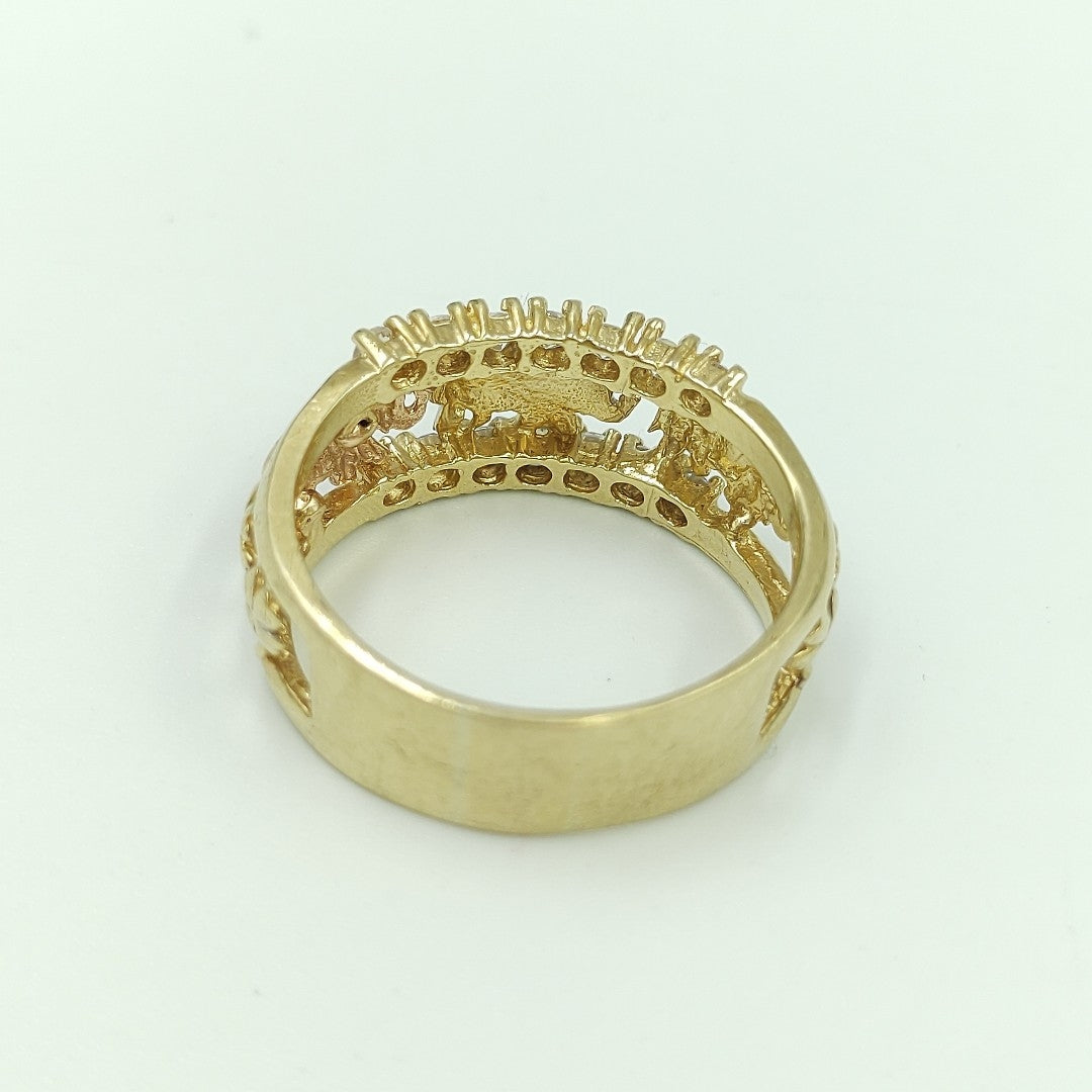 ANILLO ORO 10 K 5.9 GRMS (SEMINUEVO)