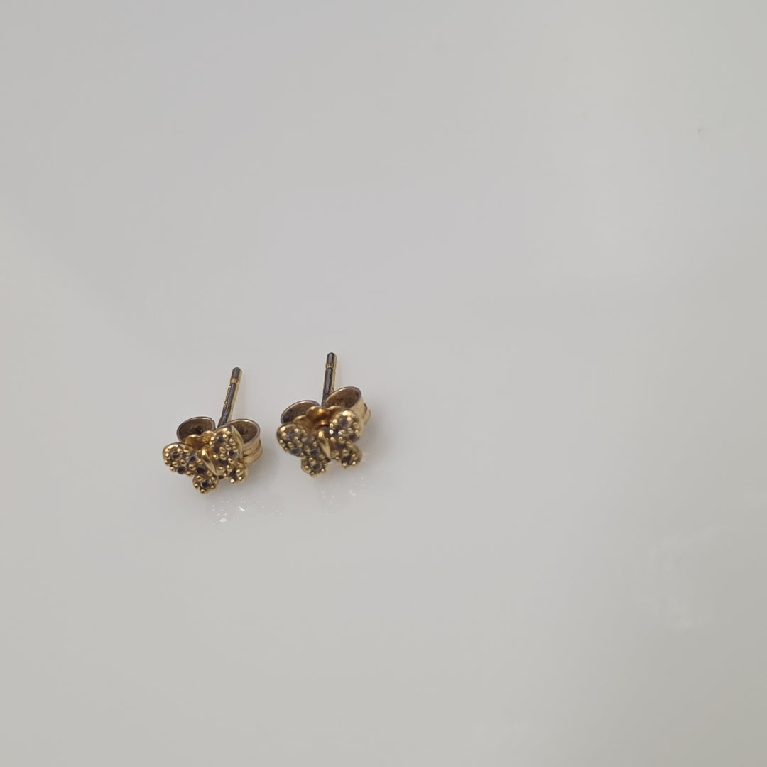 BROQUELES PAR ORO 14 K 1 GRMS (SEMINUEVO)