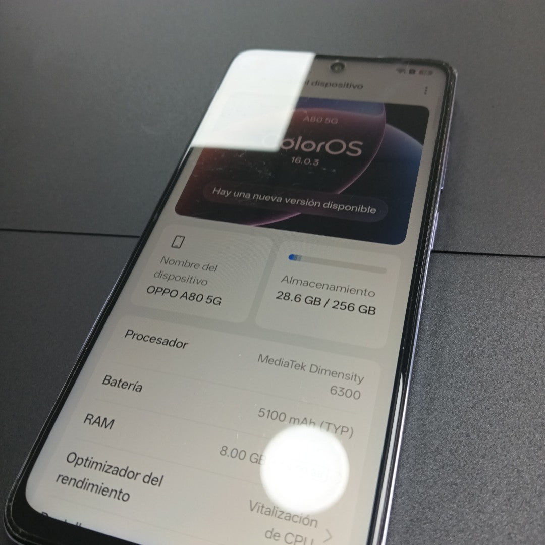 CELULAR OPPO A80 5G CPH2639 (2024) 256 GB 8 GB RAM (SEMINUEVO)
