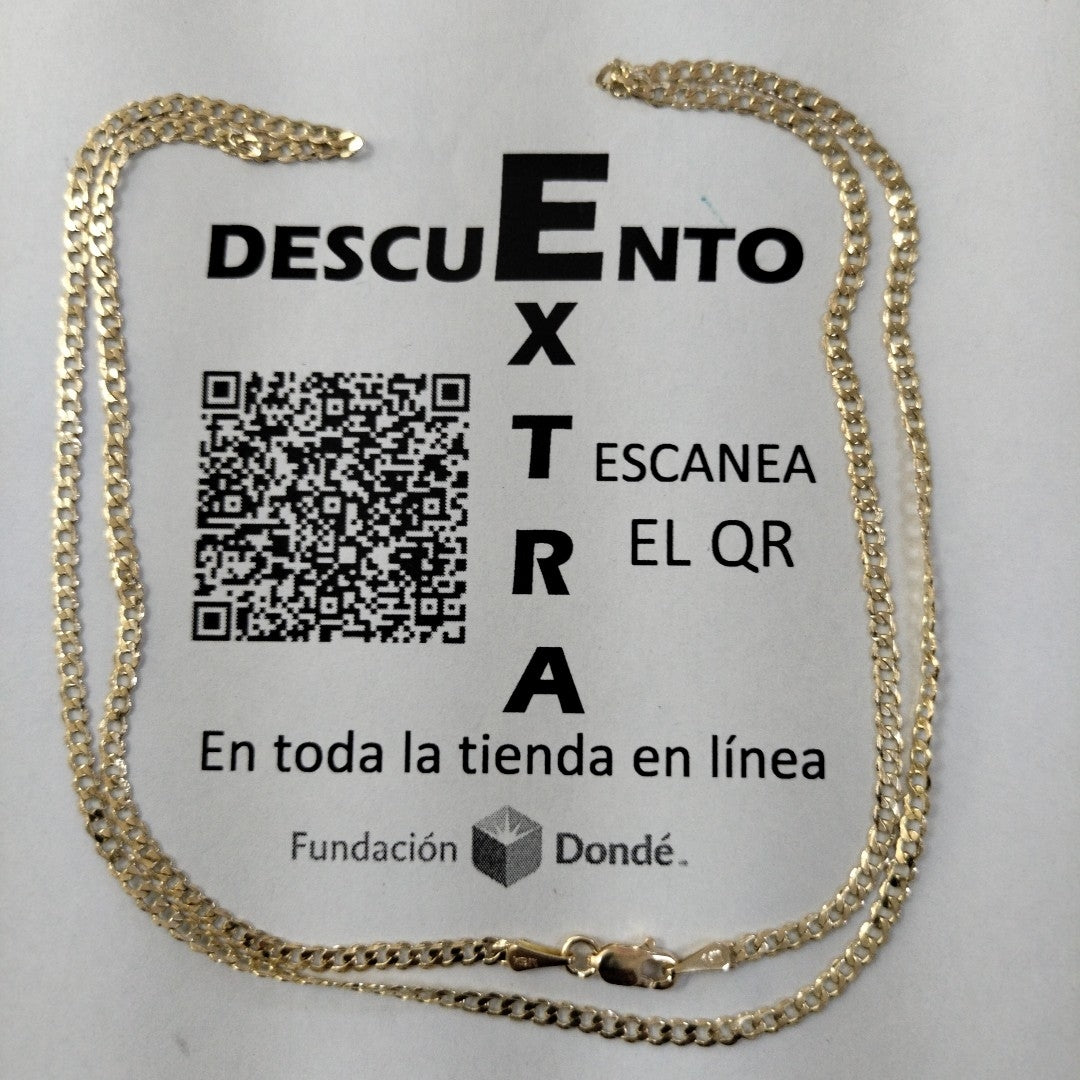 CADENA BARBADA 14K 55 CM 5.1 GR (NUEVO)