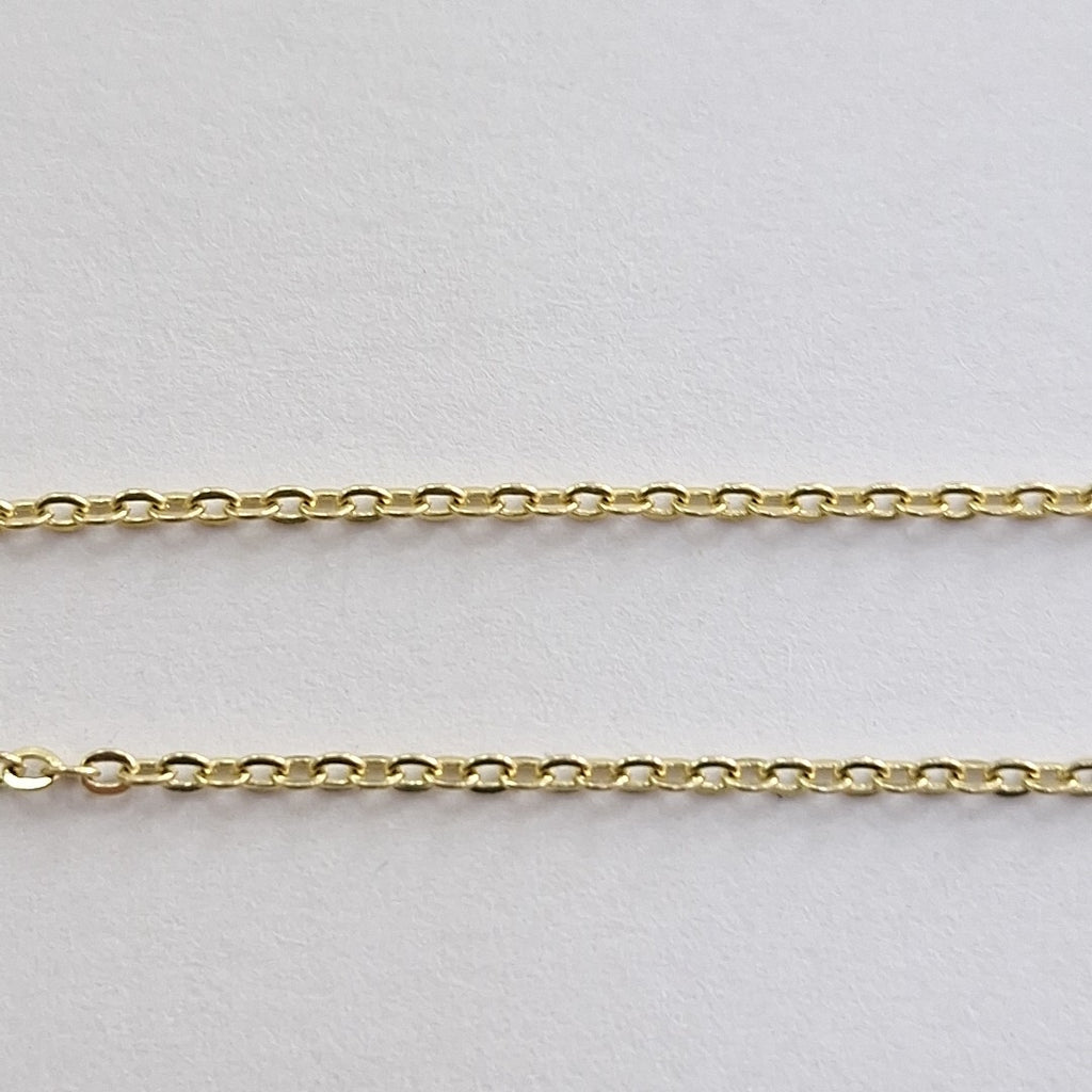 PULSERA ESPECIAL CON CORAZONES 14K 18 CM 1.3 GR (NUEVO)