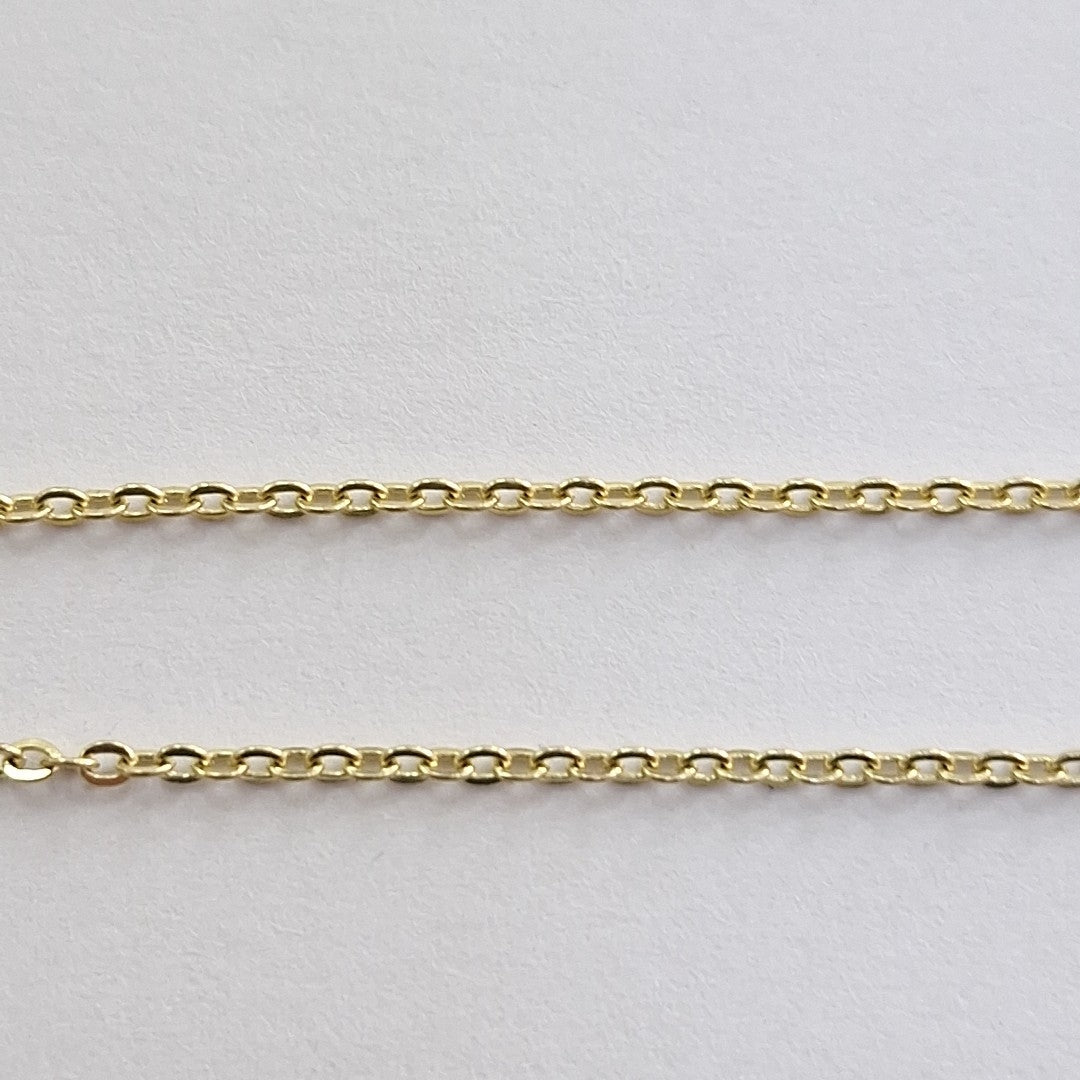 PULSERA ESPECIAL CON CORAZONES 14K 18 CM 1.3 GR (NUEVO)