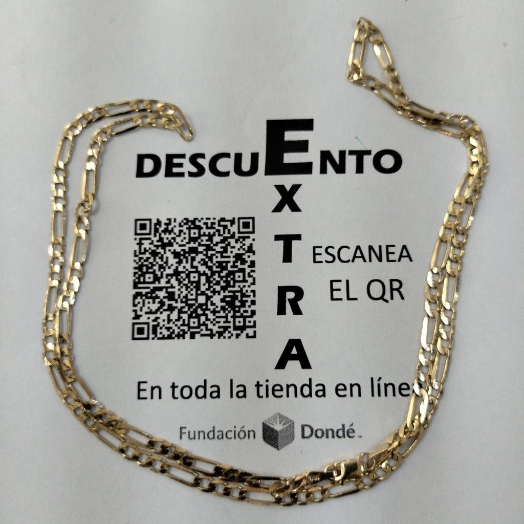 CADENA 3X1 14K 55 CM 7.1 GR (NUEVO)