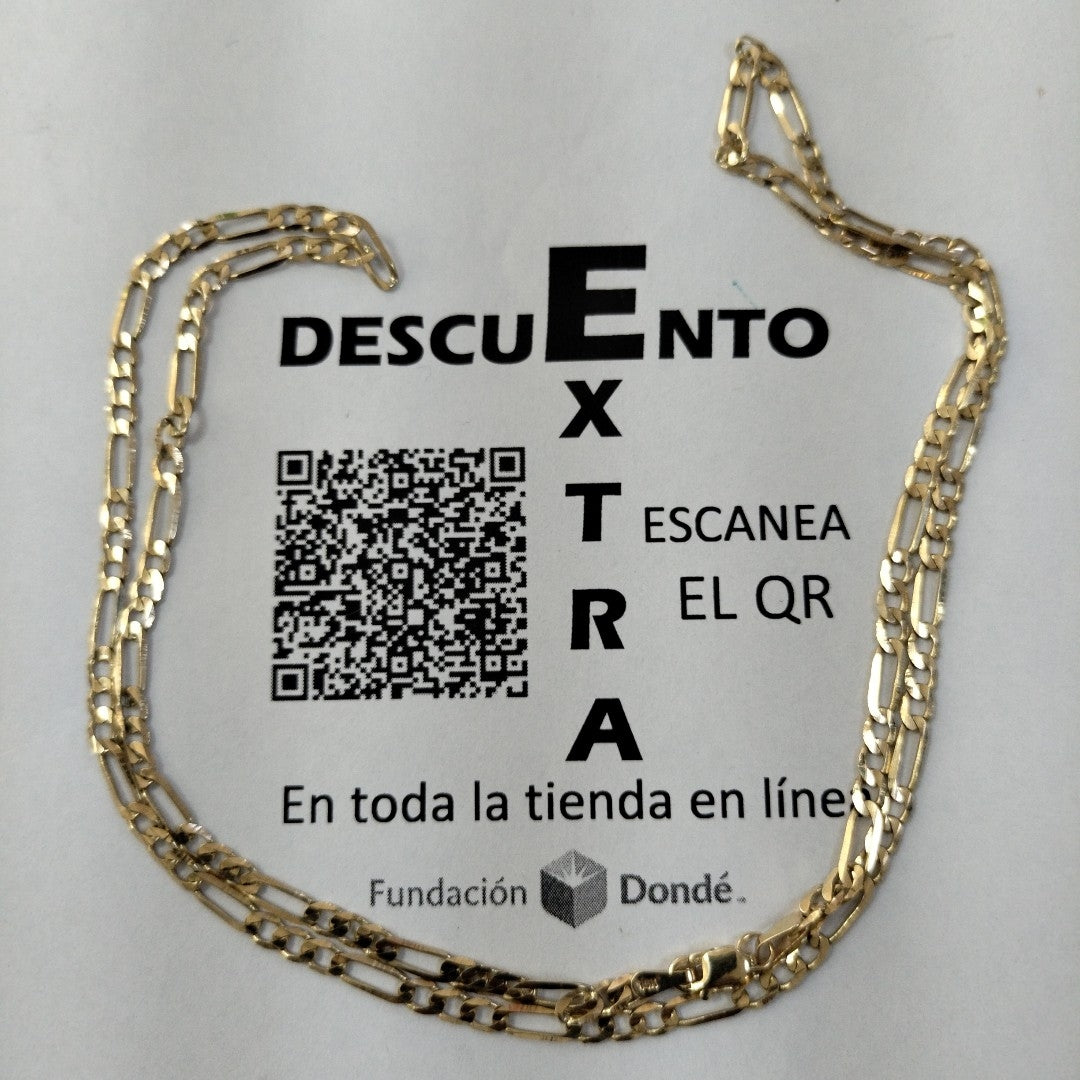 CADENA 3X1 14K 55 CM 7.1 GR (NUEVO)