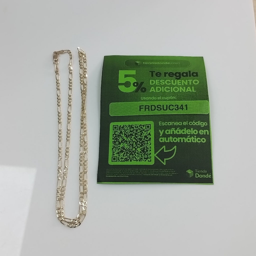 CADENA 3X1 14K 50 CM 4.6 GR (NUEVO)
