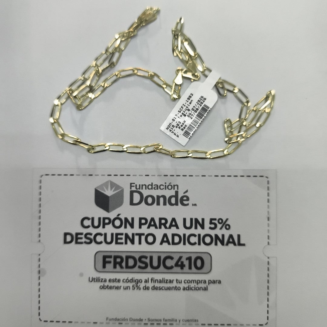 CADENA ESLABONES 14K 55 CM 10.4 GR (NUEVO)