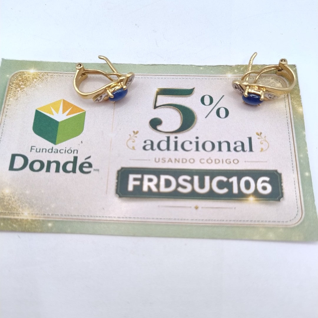 ARETES PAR ORO 14 K 4.4 GRMS (SEMINUEVO)