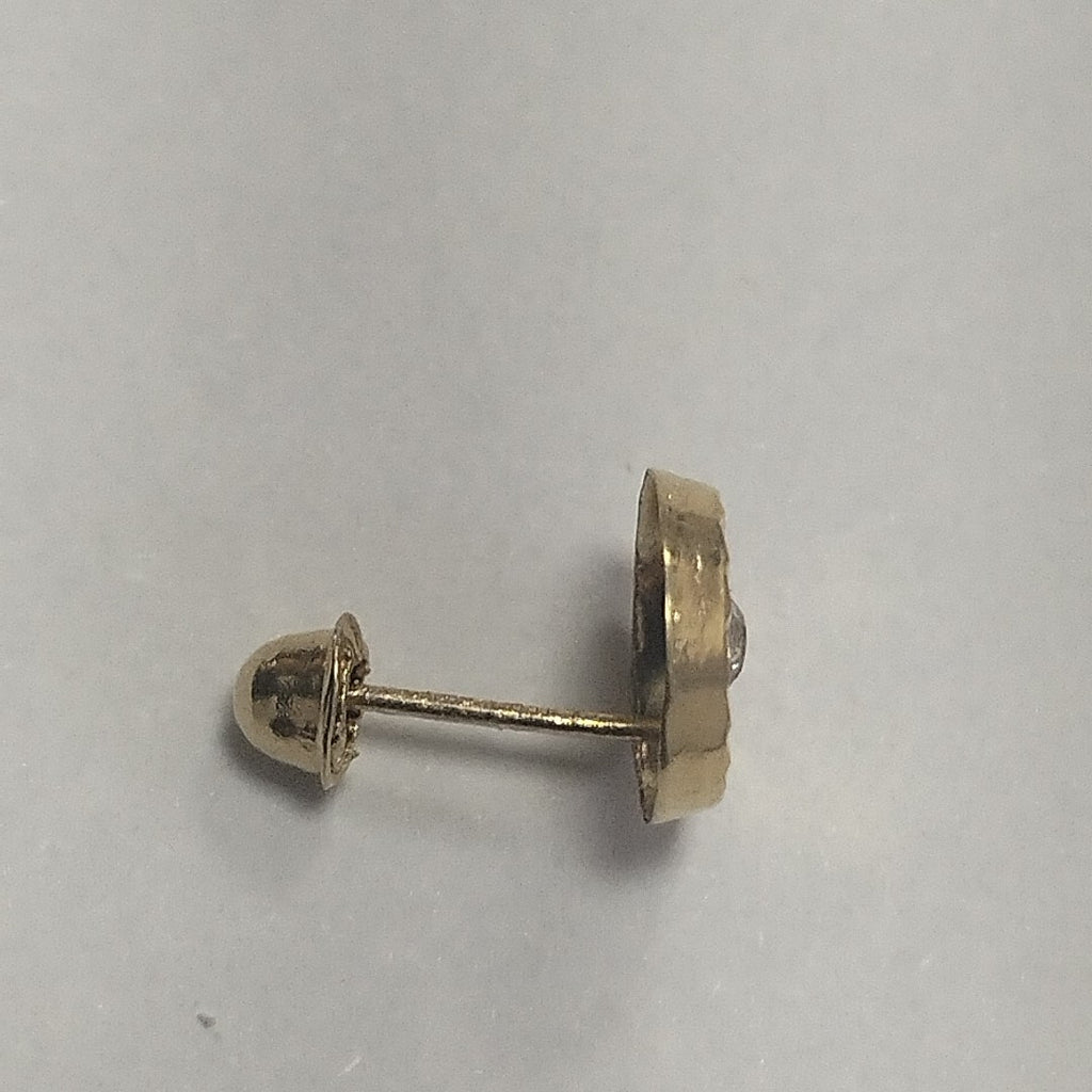 BROQUELES BROQUEL FIG BOTON C CIRCONIA 14K 0.2916 GR (NUEVO)