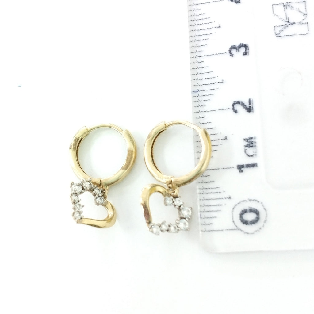 ARETES PAR ORO 10 K 1.4 GRMS (SEMINUEVO)