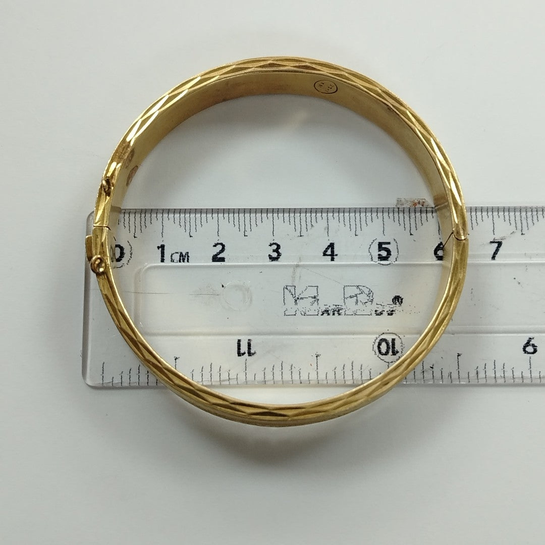 PULSERA RIGIDA ORO 18 K 33.5 GRMS (SEMINUEVO)