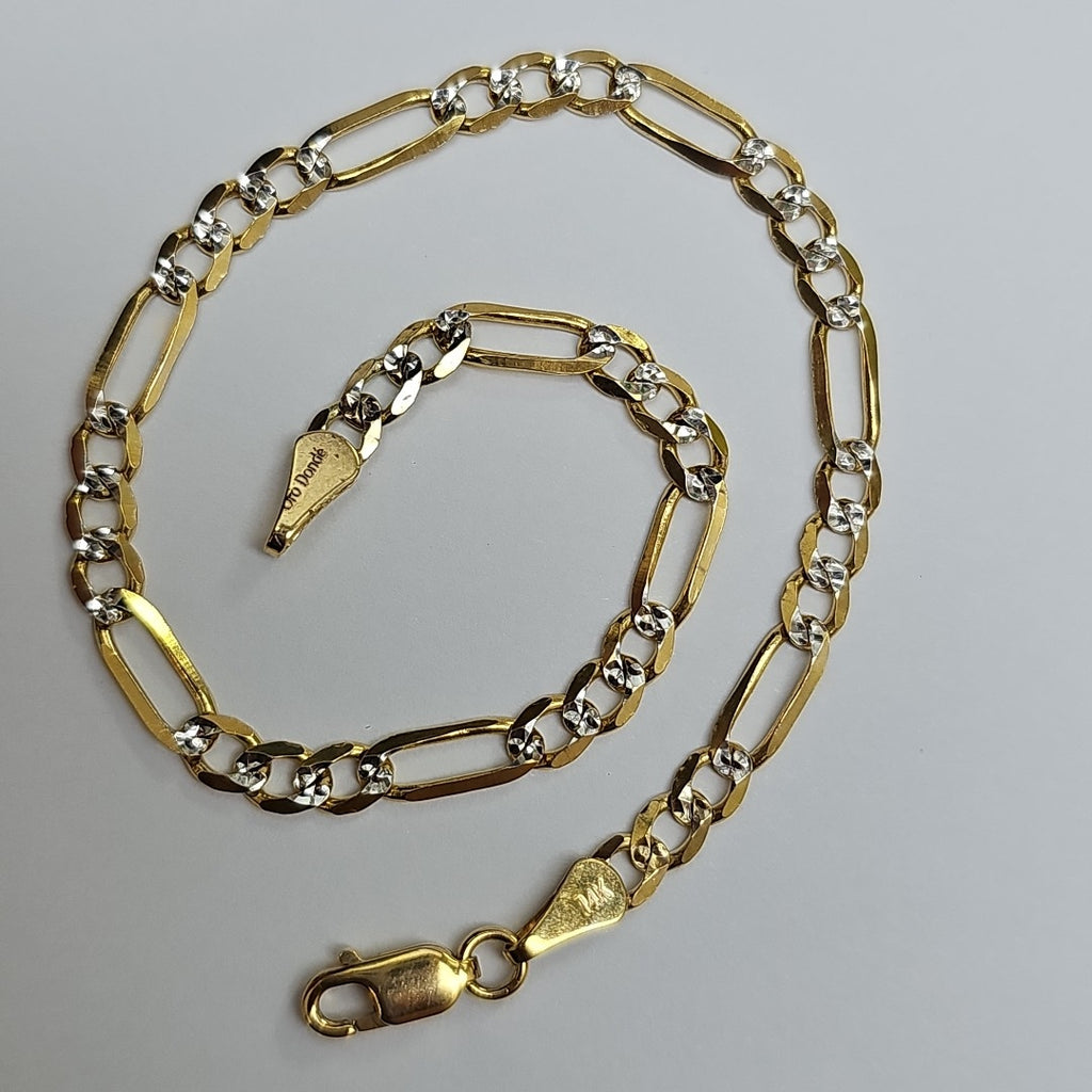 PULSERA 3X1 14K 21 CM 4.5 GR (NUEVO)