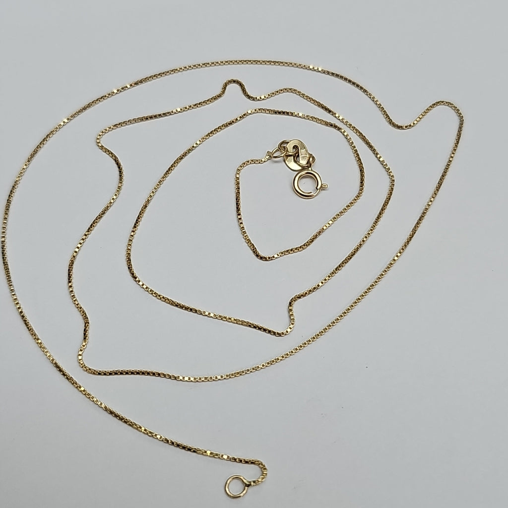 CADENA VENECIANO 14K 55 CM 1.7 GR (NUEVO)